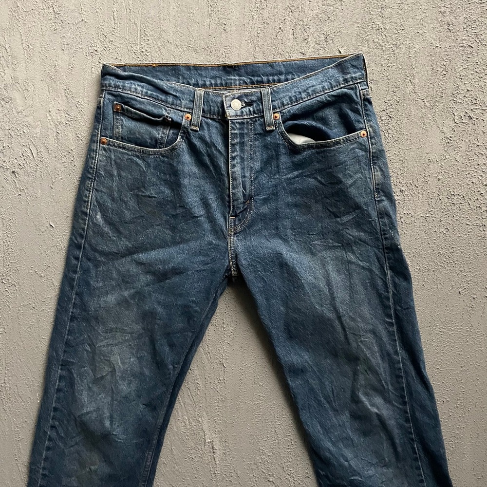 Vintage Levis 505 Straight Leg Jeans Men W30 L29 Blue 2010s